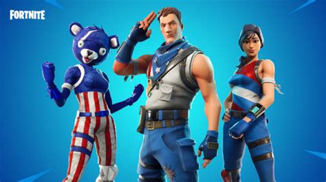 Fortnite 4th Of July Skins Live New Epic Games Celebrations For Ps4