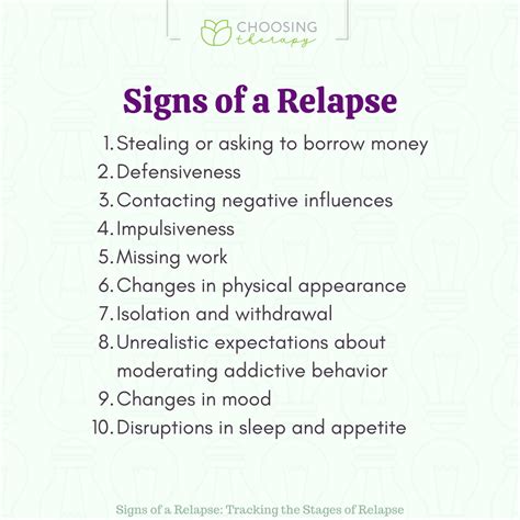 10 Relapse Signs Symptoms To Be Aware Of Choosing Therapy