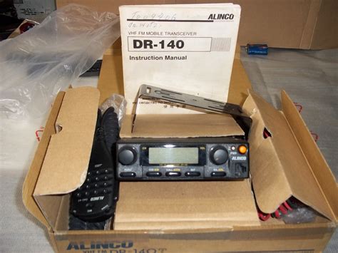 Radio Vhf Fm Alinco Japones Mod Dr 140 Na Caixa R 95000 Em Mercado