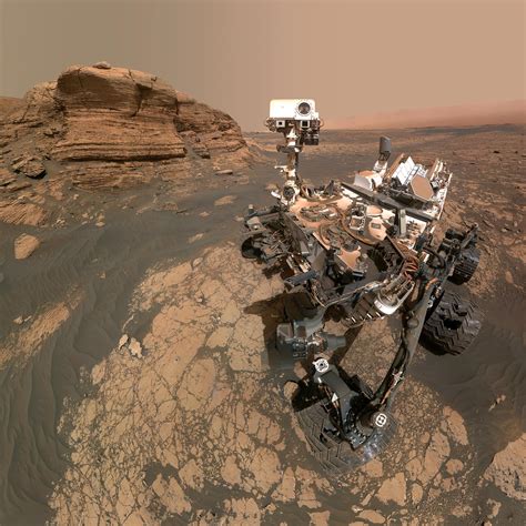 Nasanın Curiosity Mars Roverı Mont Merko Ile çarpıcı Bir Selfie çekiyor