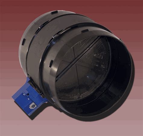 Round Motorized Damper For 12 Ducting
