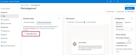 Use Your Own Data With Azure OpenAI Service Azure OpenAI Microsoft Learn