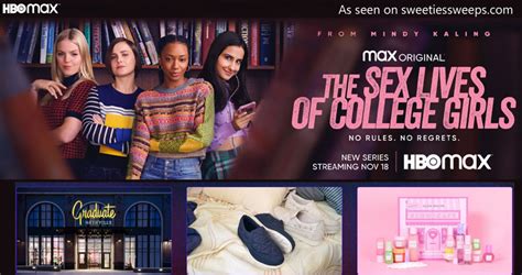 Hbo Max The Sex Lives Of College Girls Sweepstakes