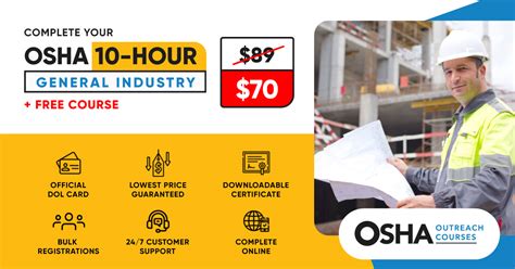 Osha 10 Hour General Industry With Free Course
