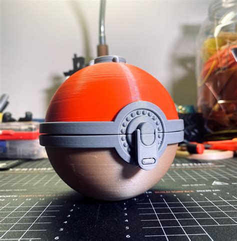 Free 3d File Ancient Pokeball From Pokemon Legends Arceus Support