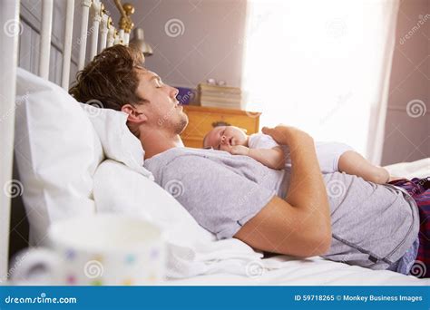 father son sleeping focus dad royalty free stock image 3353098
