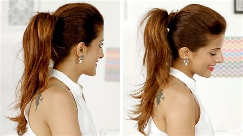 Ponytail Trick How To Add Volume To Your Ponytail Quick