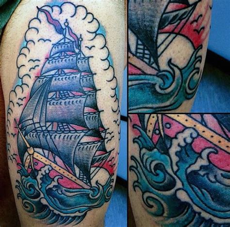 Top 75 Best Sailor Tattoos For Men Classic Nautical Designs