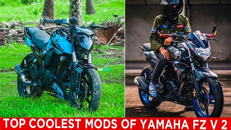 New Yamaha Fz S V20 Coolest Modification Fz V2 Modified Youtube