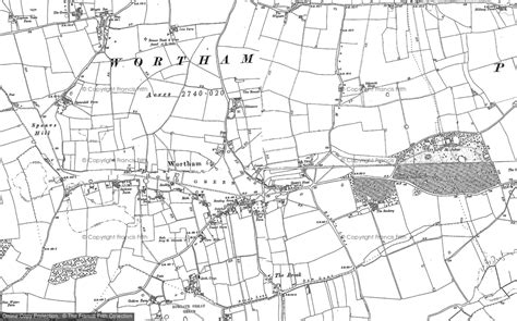 Old Maps Of Ellesmere Suffolk Francis Frith