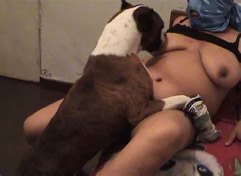 Dirty Whore Wife Likes To Be Tied And Blindfolded While Taken Fuck With Dog