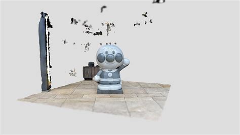 Anpanman Statue Sendai Station Download Free 3d Model By Mechpil0t