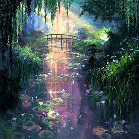 Pond Of Enchantment 2000 Ap By James Coleman Fantasy Landscape Anime