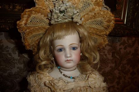 Lovely Antique Small Size Blond Mohair Doll Wig With Bangs Doll Wigs Wigs With Bangs Lovely