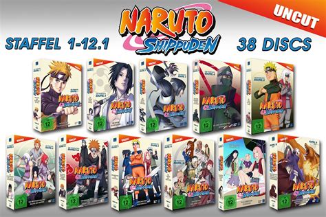 Naruto Shippuden Edition Staffel 01 12 Auf 38 Dvds Exklusiv Bei