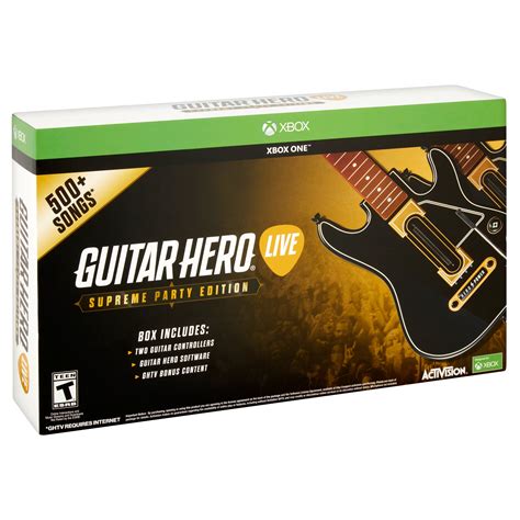 Guitar Hero Supreme Party Edition Bundle With 2 Guitar Controllers