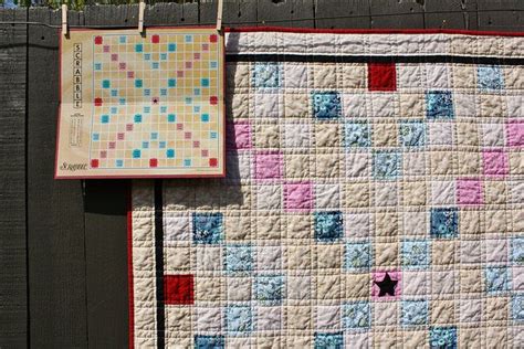 Grandma Hanna S Scrabble Quilt Scrabble Quilt Quilts Sewing Projects