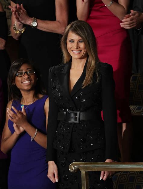 Melania Trump In Michael Kors For The Congressional Address Vogue