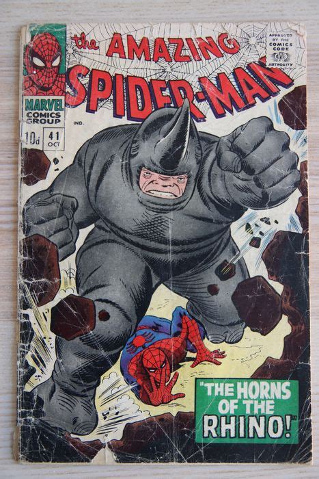 Amazing Spider Man 41 The Horns Of The Rhino 1966 Catawiki