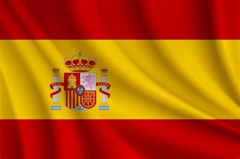 Drapeau Espagnol Identité Nationale Du Pays Espagne Vecteur Premium
