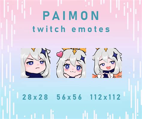 What to do if amber says paimon is not emergency food? Paimon (emergency food) | Genshin Impact | twitch emote ...