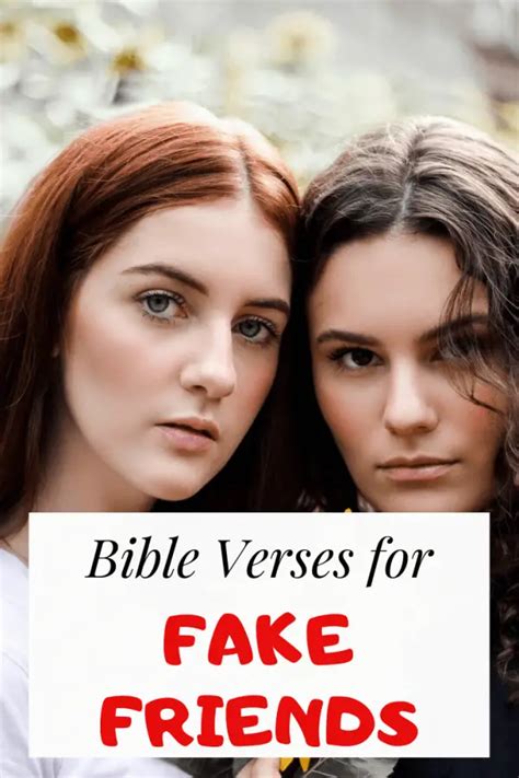 Bible Verses About Fake Friends And Choosing Two Faced Friends