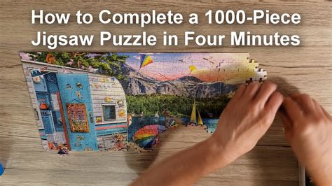 How To Complete A 1000 Piece Jigsaw Puzzle In Four Minutes Youtube