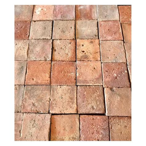 Antique Square Terracotta Tile Sample Terracotta Floor Terracotta