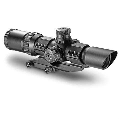 Barska Swat Ar 1 4x28mm Illuminated Mil Dot Rifle Scope 424968