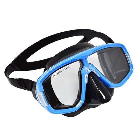 Palantic Diving And Snorkeling 2 Window Black Dive Mask