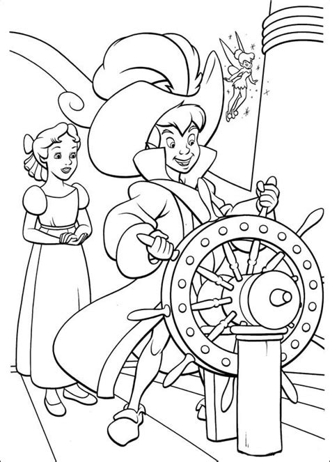 Desenho De Peter Pan E Wendy Voando Para Colorir Tudodesenhos Images