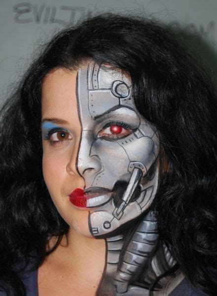 Robot Makeup Face Painting Images Character Makeup