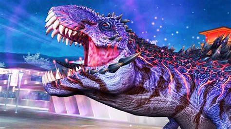 Indominus Rex Vs Epic Omega 09 T Rex Battle Gameplay Jurassic