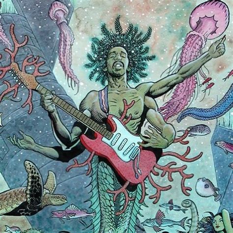 Museum Of Int L Comic Art On Instagram “william Stout’s Tribute To Jimi Hendrix Illustrating