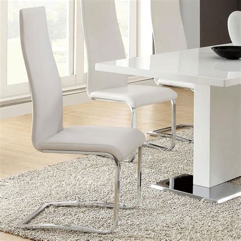 Modern White Dining Room Set Coaster Furniture Furniturepick