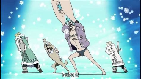 Funny One Piece Franky In The Snow Youtube