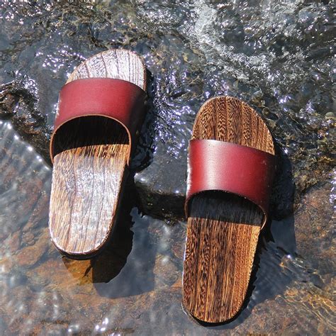 Men Kimono Geta Clogs Japanese Style Yukata Slippers Chinese Wooden