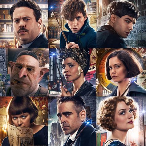NEW Character Posters From Fantastic Beasts And Where To Find Them Fantastic Beasts