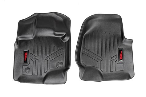 Rough Country Floor Mats For 2015 2023 Ford F 150 Bucket Seats M
