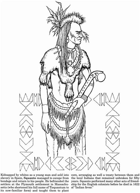 Native American Coloring Pages Sketch Coloring Page
