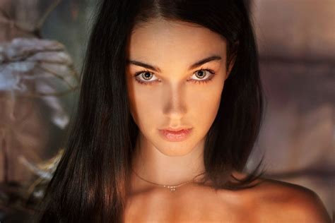 Women Alla Berger Face Portrait Maxim Maximov 1080p Wallpaper