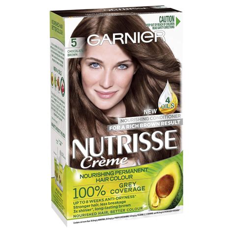 Nutrisse Permanent Hair Colour 5 Chocolate Brown