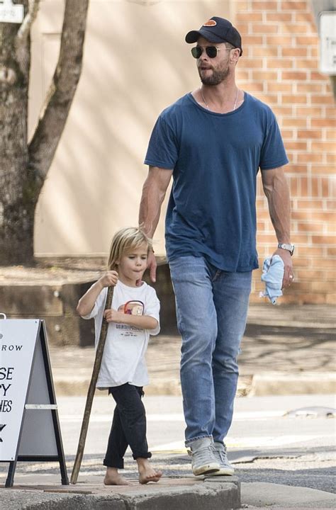 Chris Hemsworth Spotted Celebrating Fathers Day With His Gorgeous Twin