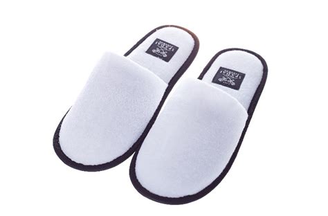 White Hotel Room Slippers