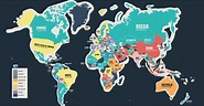 Most Popular Film Produced in Every Country, Mapped