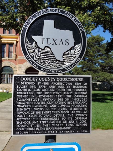 Donley County Courthouse Texas County Courthouses