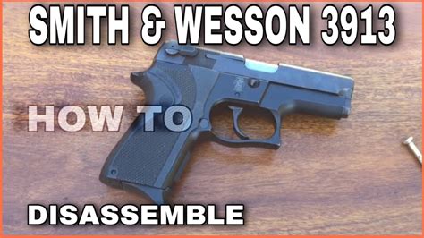 HOW TO DiSASSEMBLE A SMiTH WESSON 9mmكيف تفرق بين سميث ووسون 9 مم