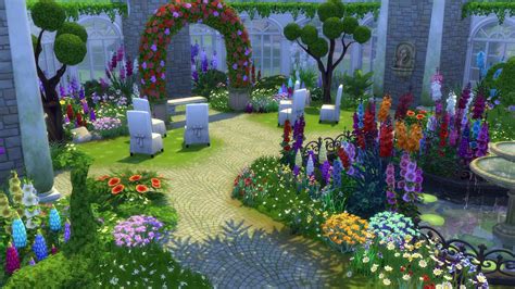 The set also comes in 4 different color swatches. Sims 4 Romantic Garden Stuff Pack Features | Sanjana Sims Studio