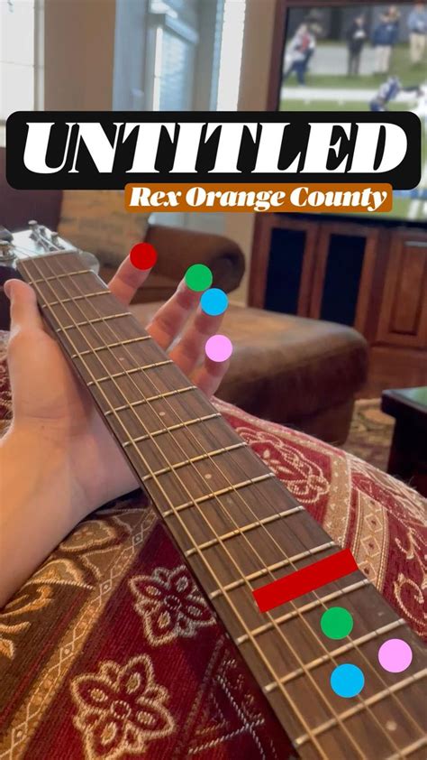 Untitled Rex Orange County Guitar Lesson Guitar Songs Guitar