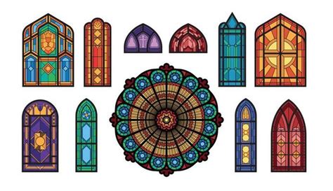 Church Window Vector Art Icons And Graphics For Free Download